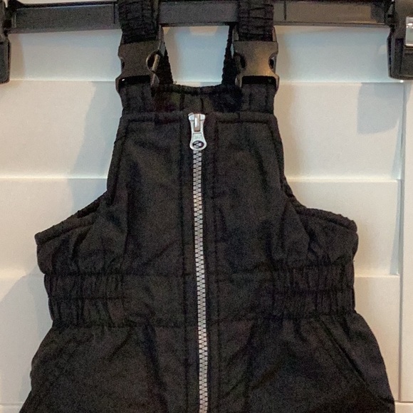 Carters Black Snow Bibs Pants, Size 12 months, NEW condition. - Picture 1 of 7